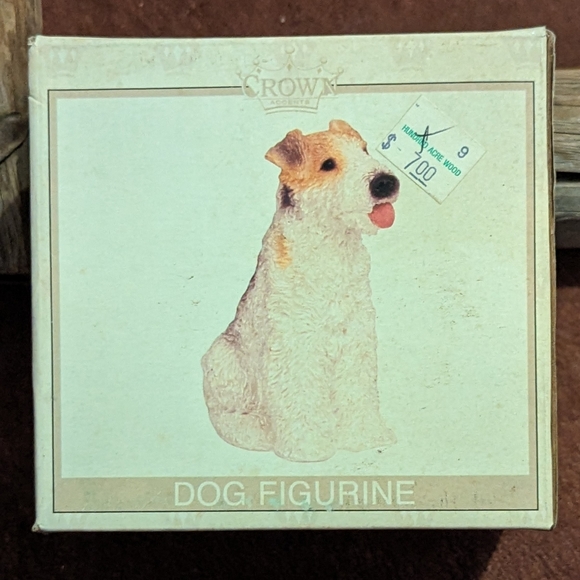 Vintage World Bazaar Inc Crown Agents Jack Russell Dog Figurine in Box - Picture 11 of 12